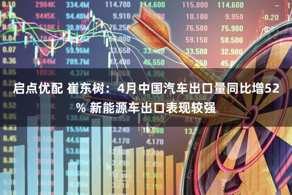 启点优配 崔东树：4月中国汽车出口量同比增52% 新能源车出口表现较强